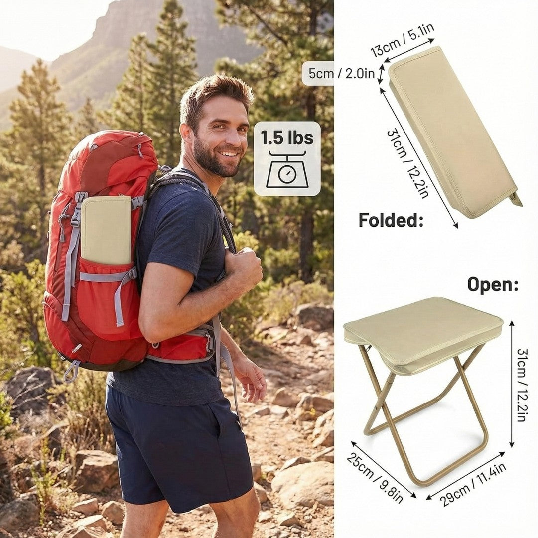 Handbag folding stool