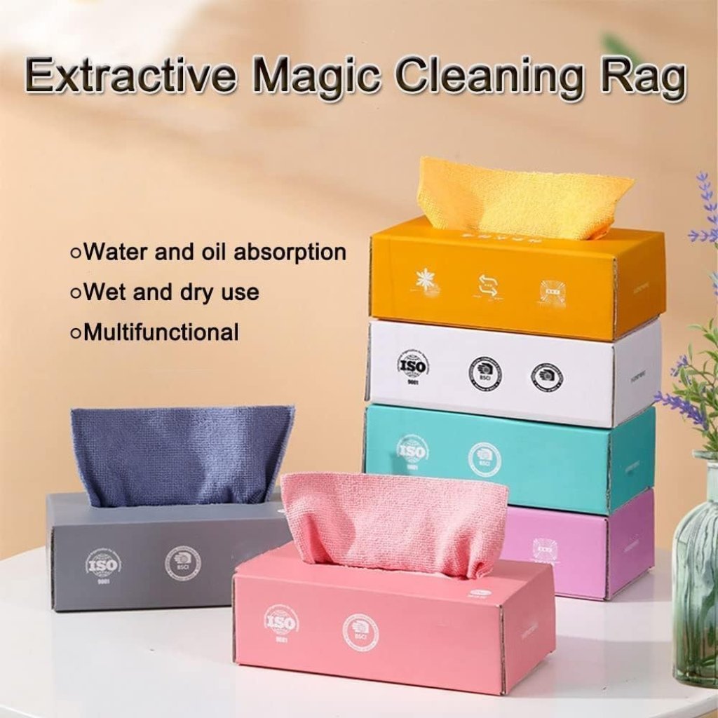 20 Pcs Microfiber Cleaning Wipes
