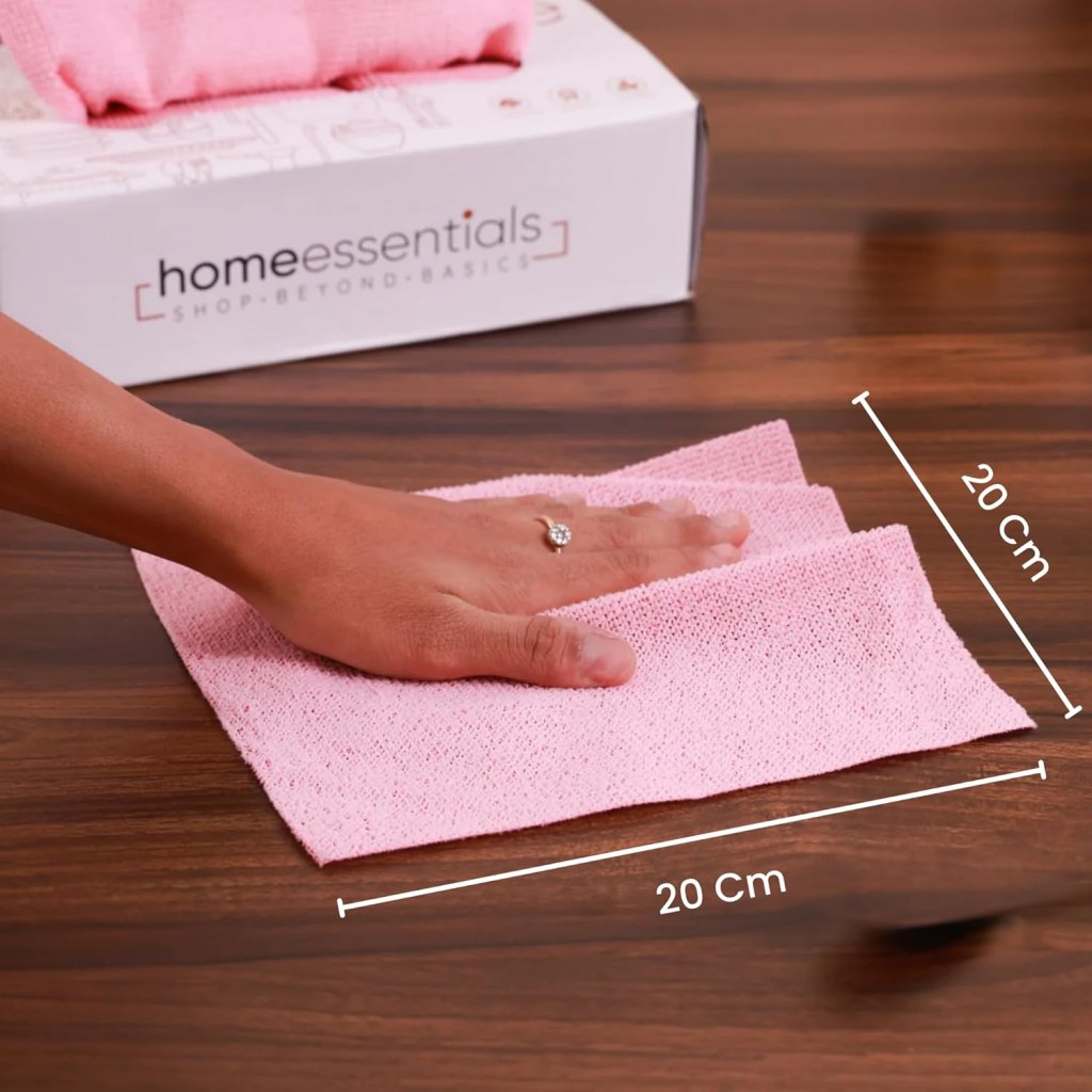 20 Pcs Microfiber Cleaning Wipes