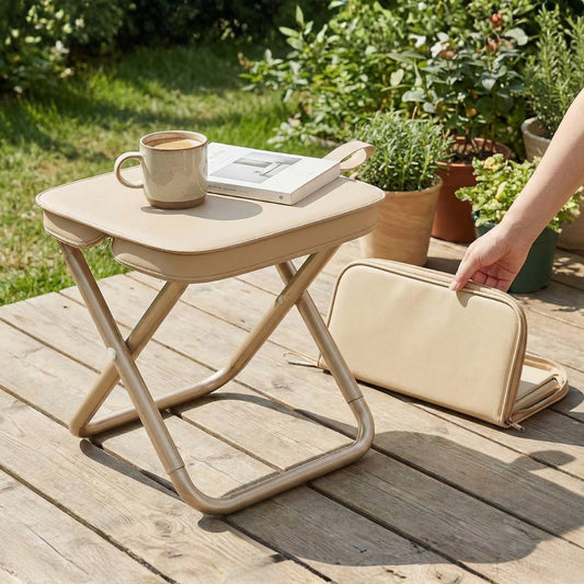 Handbag folding stool